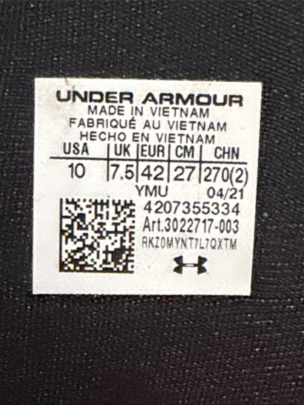 Under Armour Black and Hot Pink Slide Sandals - Picture 8 of 9